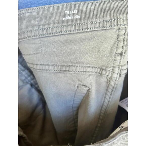 AG Adriano Goldschmied Tellis Corduroy Pants 31x34 Gray - Picture 4 of 7